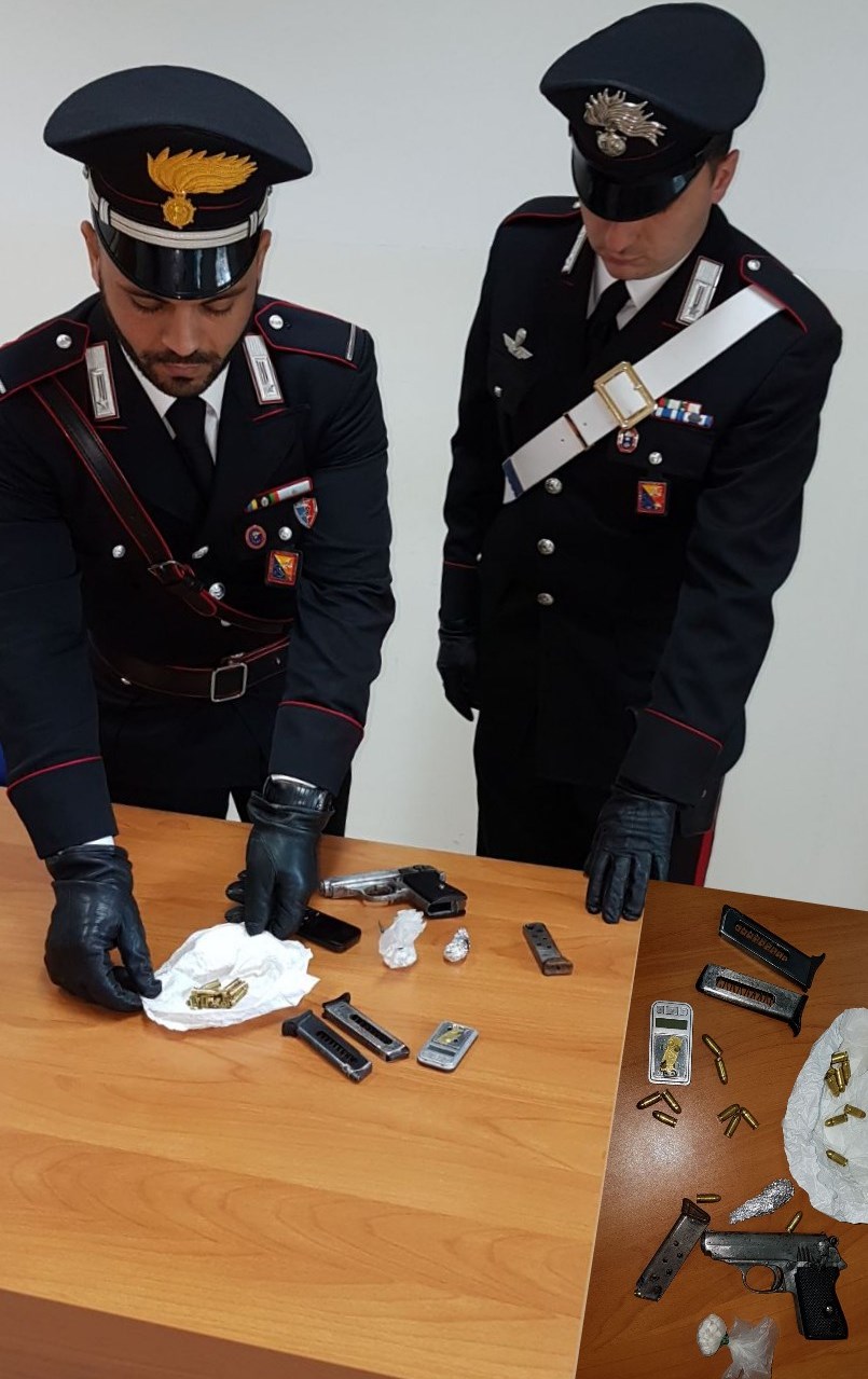 Lentini, carabinieri  arrestano due lentinesi per armi e munizioni