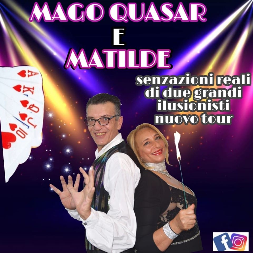 “Una Voce In Blu”: il mago Quasar e la stilista Matilde Giuffrida ospiti della puntata di venerdì