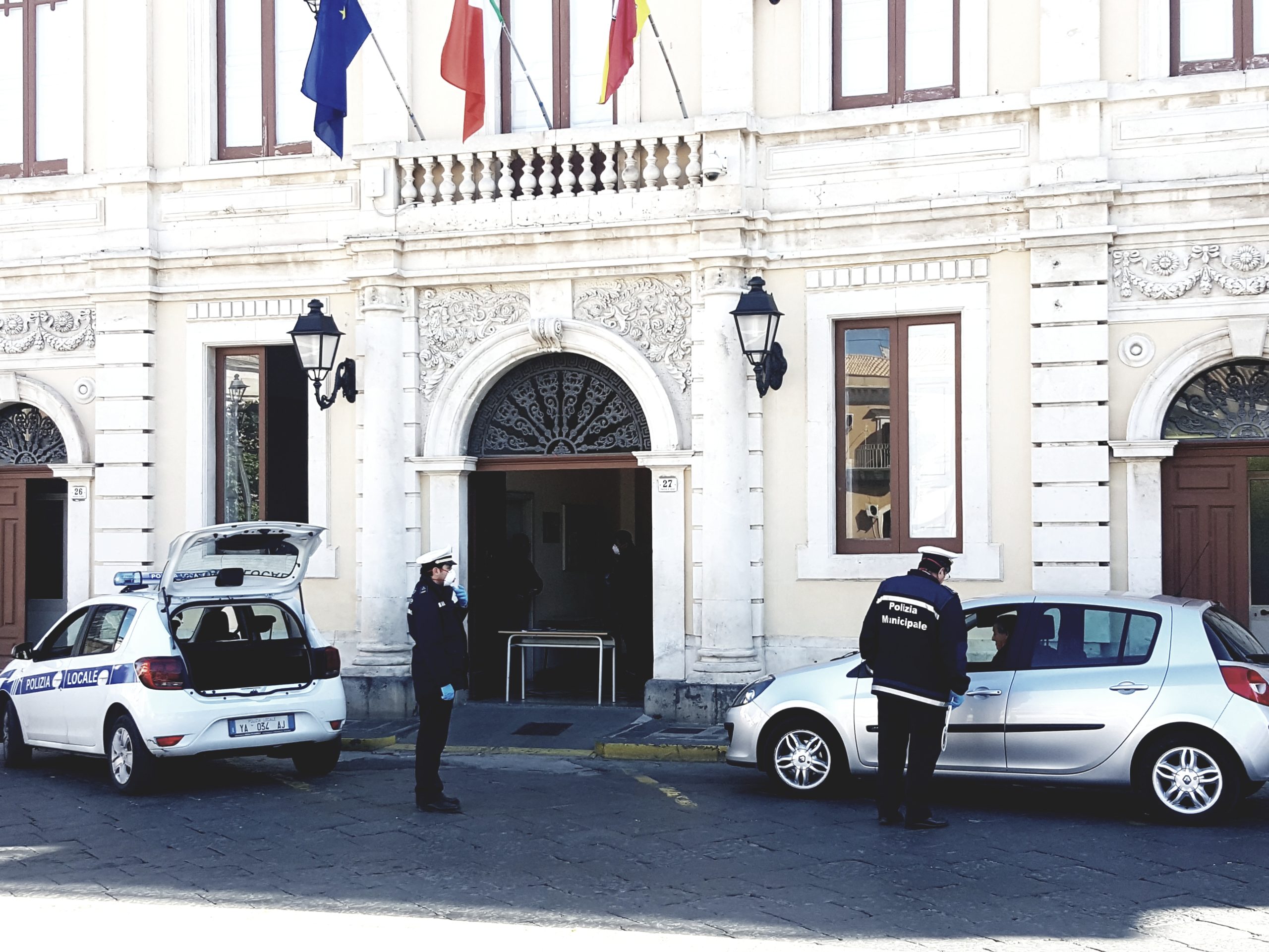 Coronavirus a Carlentini: controlli a tappeto della Polizia municipale.