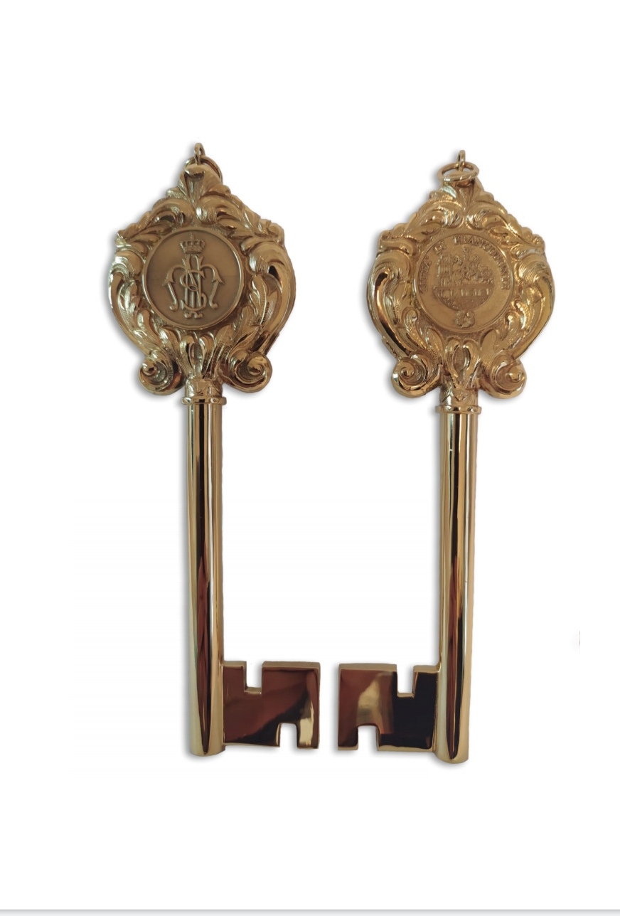Francofonte, onate alla Patrona della città le nuove chiavi,  simbolo di affido della comunità da parte del sindaco Daniele Lentini alla Madonna della Neve.