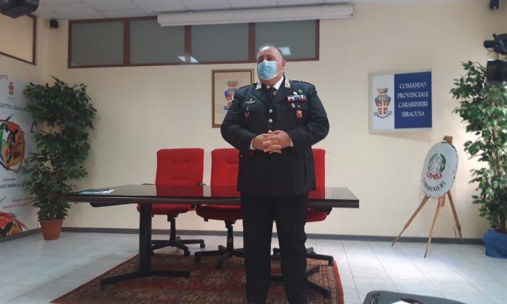 Siracusa, Il comandante provinciale dei Carabinieri, colonnello Giovanni  Tamborrino dopo tre anni lascia l’incarico per andare a Roma