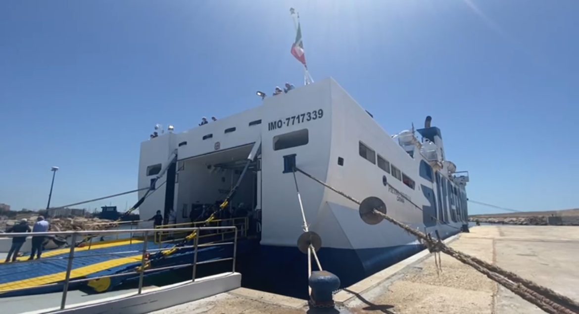 Mazara del Vallo, Isole minori, da domani torna la nave Mazara-Pantelleria. Falcone e Scilla: «Sosteniamo traffici strategici e turismo»