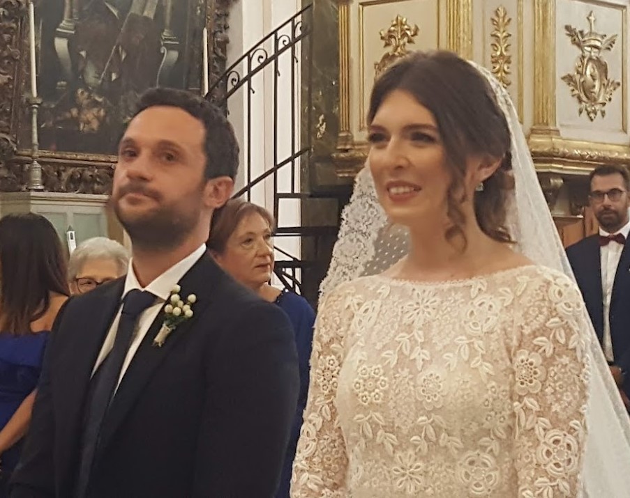 L’avvocato Antonio Ciccia e il giudice Emanuela Favara si sono sposati nella chiesa Madre di Carlentini
