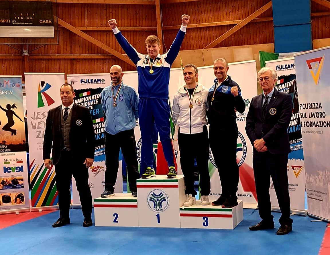 L’azzurro scordiense Roberto Clemenza è oro al campionato italiano Fijlkam Master