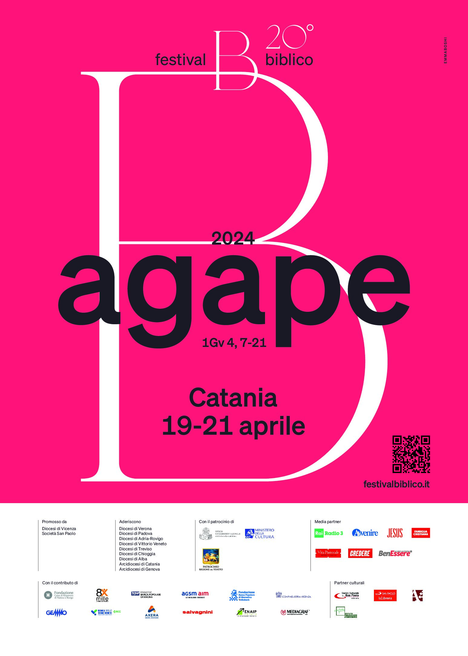 Debutto di Catania al Festival Biblico: incontri e spettacoli dal 19 al 21 aprile